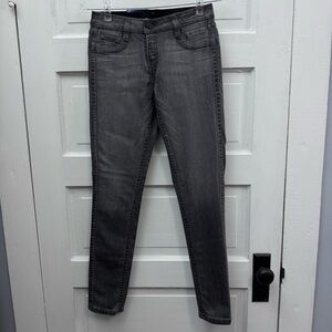 Reversible Skinny Jeans BLEULAB Womens 27 Black Gray NWT